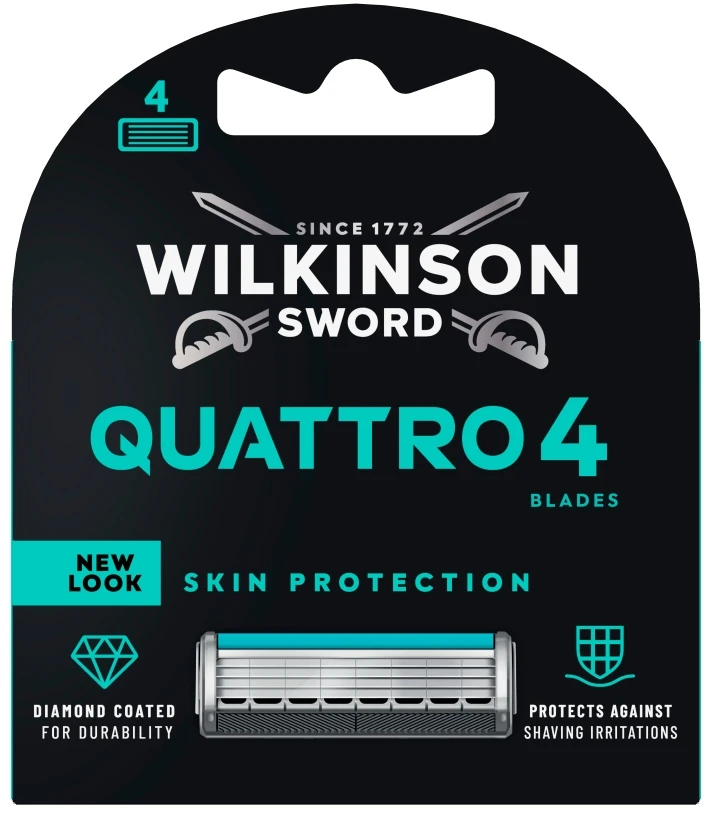 Wilkinson Sword Quattro pakaitinis peilis, 1 pak