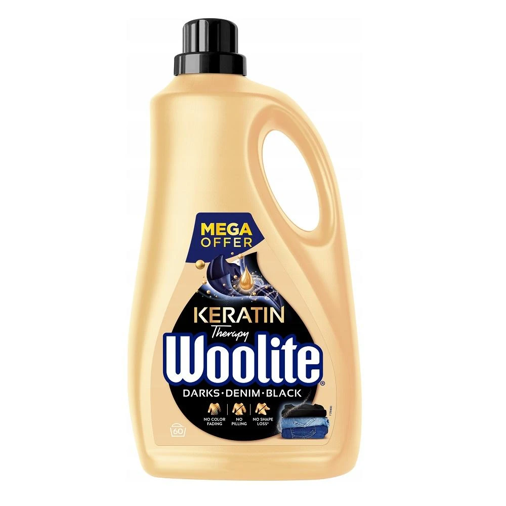 Skystasis skalbiklis WOOLITE Mix Dark, (60 skalbimų), 3,6 l