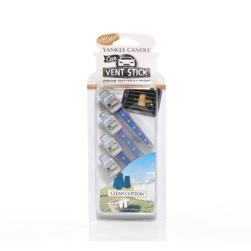 Yankee Candle automobilio ventiliacijos žvakė su medvilniniu valikliu, 28 g