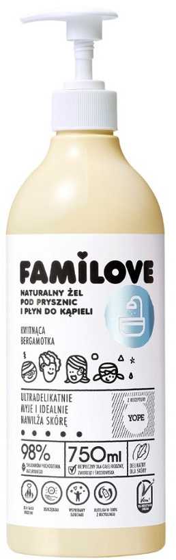 Yope YOPE vonios putos ir šeimos gelis FAMILOVE 750ml