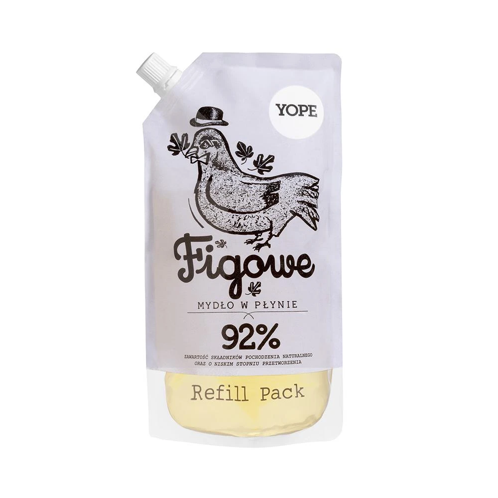 Yope Fig skystas muilas 500 ml - pildoma pakuotė