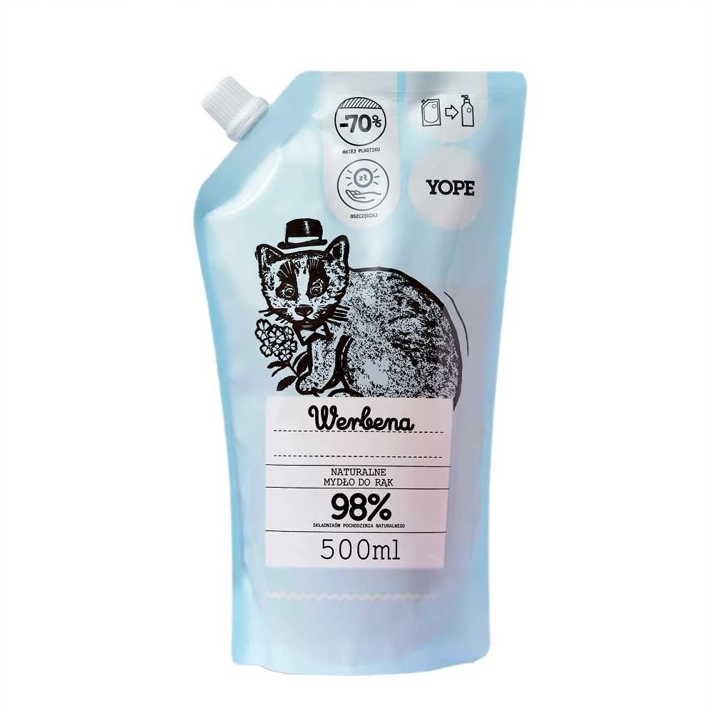 Yope Verbena skystas muilas 500 ml - pildoma pakuotė