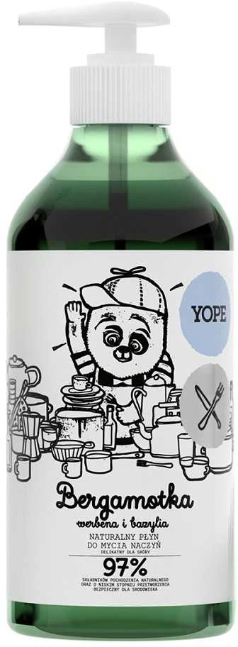 Yope Natūralus indų ploviklis Bergamot 750ml