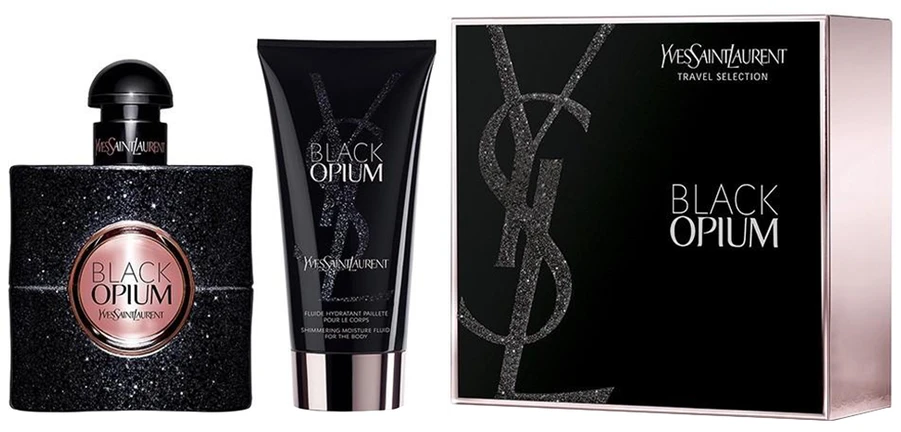 Yves Saint Laurent YSL Juodas Opium rinkinys moterims, 100 ml