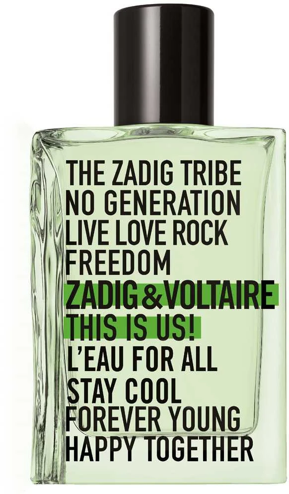 Zadig & Voltaire This is Us! L'Eau For All EDT tualetinis vanduo, 50 ml