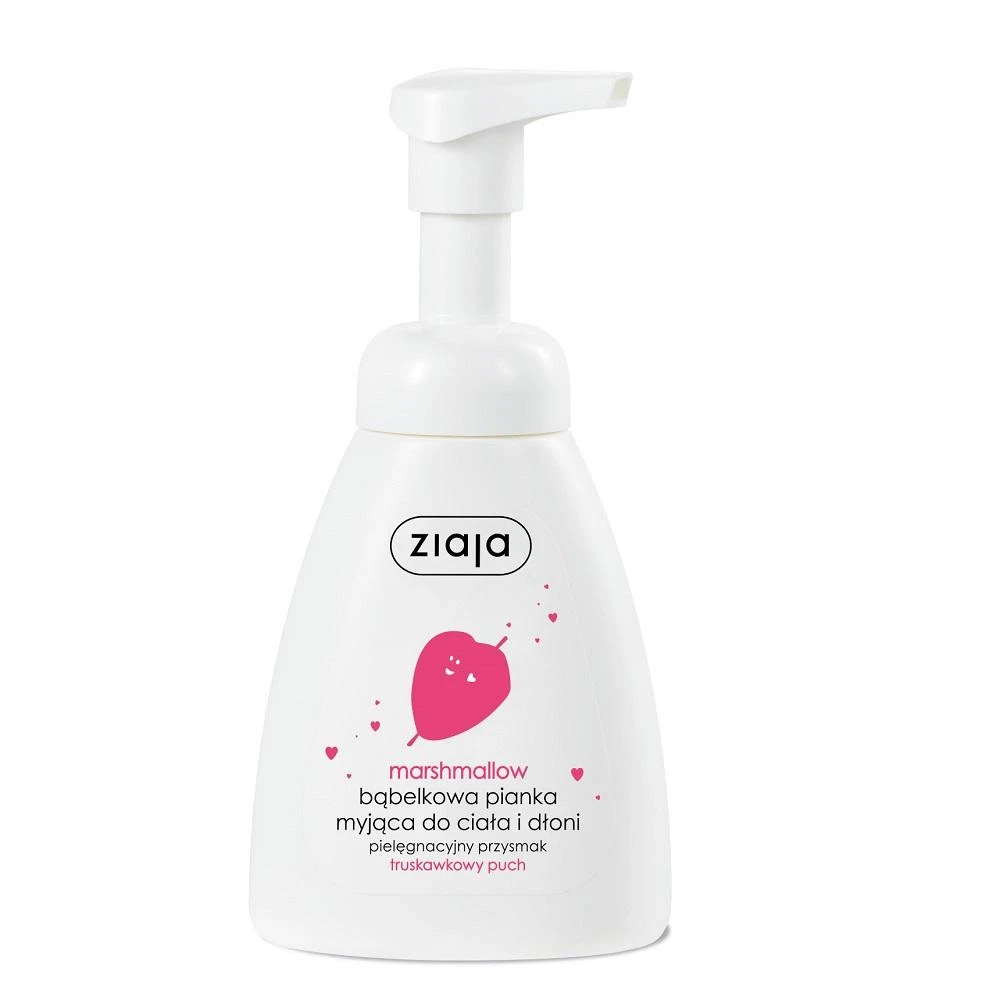 Ziaja Marshmallow Hands & Body Foam Wash skystas muilas moterims, 250 ml