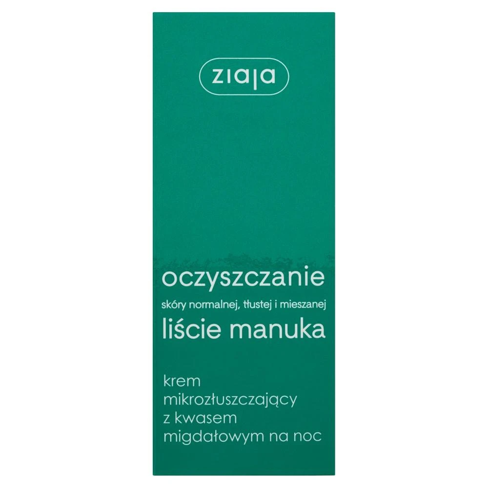 Ziaja Manuka Tree Night Skin Kreminis moterims, 50 ml