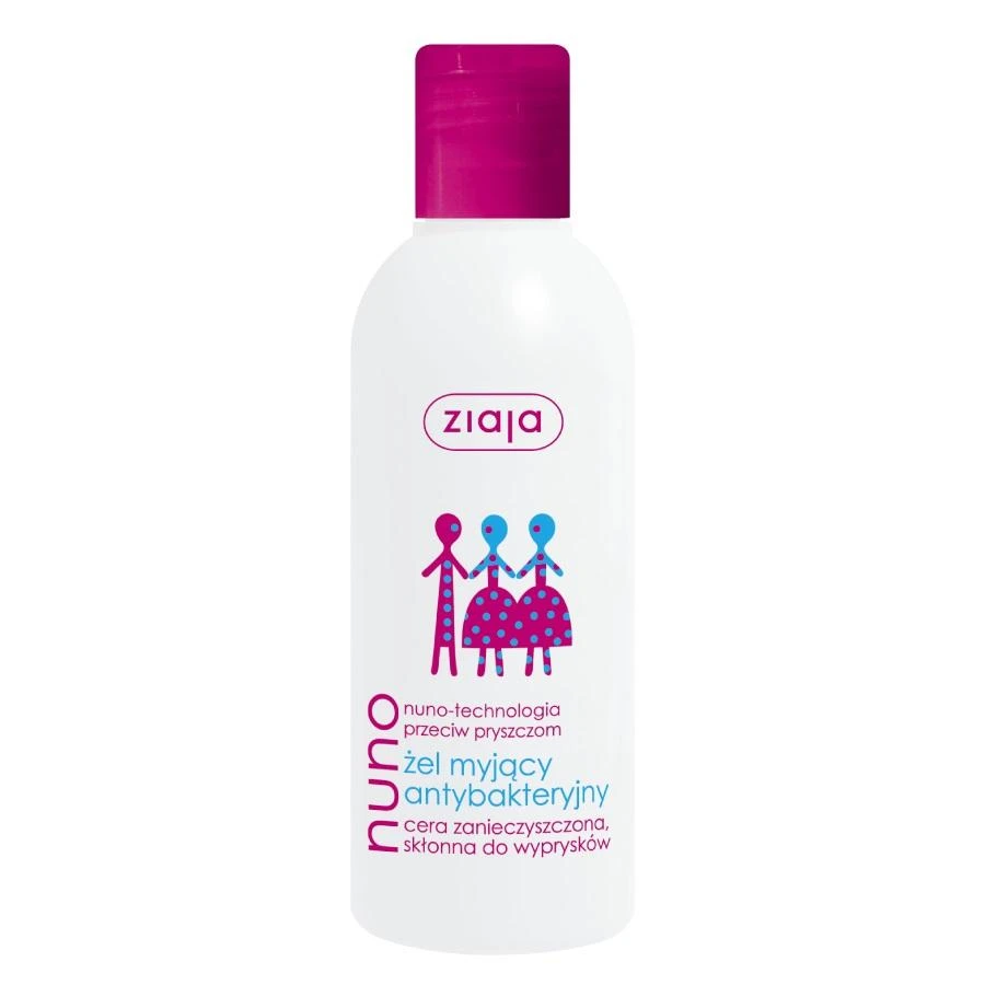 Ziaja Nuno Antibacterial Face Gel Cleansing Gel unisex, 200 ml