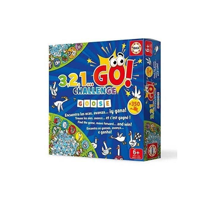 Stalo žaidimas Educa 3,2,1 Go Challenge, EN, FR