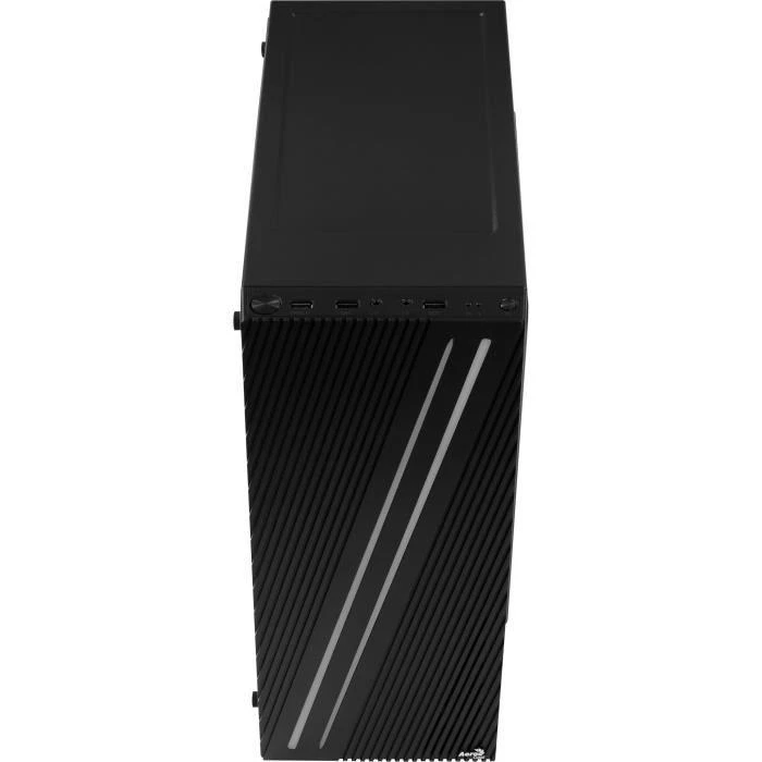 AEROCOOL AEROPGSSTREAK-A-BKRG kompiuterio dėklas ATX Aerocool STREAK RGB USB 3.0 – DVIGUBA RGB JUOSTA 1x80mm VENTILIATORIUS