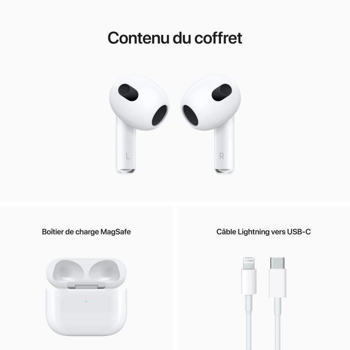 Apple AirPods (3-ios kartos) su MagSafe įkrovimo dėklu