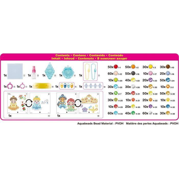 Epoch Rankdarbių rinkinys Aquabeads blizgios Disney princesės