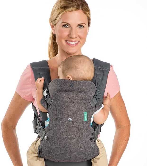 Infantino kūdikio nešioklė Flip 4 viename su ergonomine sėdyne, 3,6–14,5kg, 200183-03