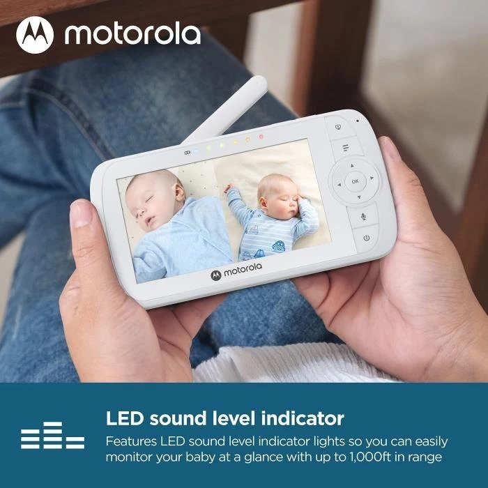 Motorola VM35-2 mobili auklė, Baltos spalvos
