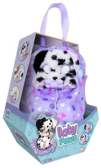 Baby Paws pliušinis žaislas – mano mažylis šuo, dalmatinas – IMC Toys