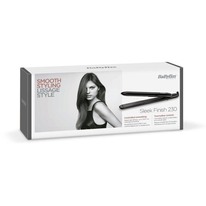 BaByliss ST255E plaukų formavimo šukos Tiesinimo žnyplės Šiltas Juoda, Auksas 2 m