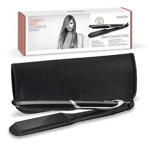 BaByliss ST397E plaukų formavimo šukos Tiesinimo žnyplės Šiltas Juoda 2,5 m