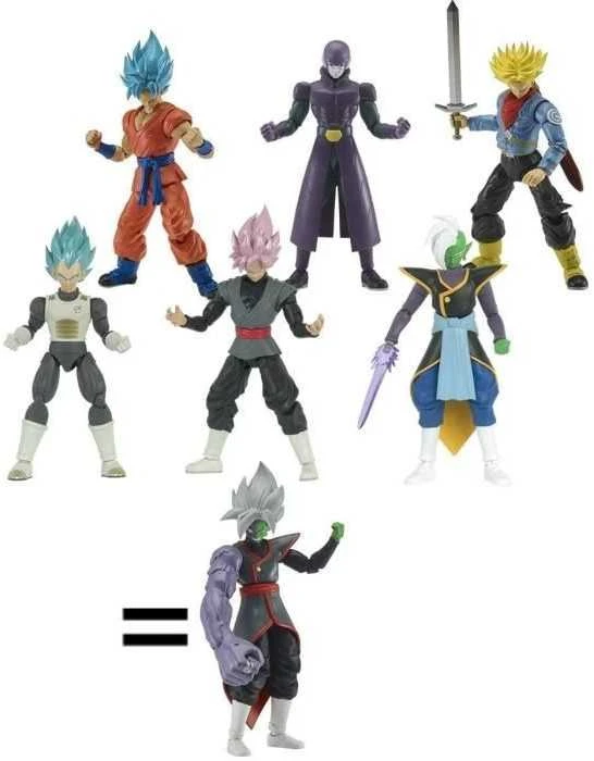 DRAGON STARS Poseable figūrėlė su priedais, 16 cm - Goku Black Rose
