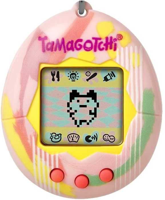 Bandai - Tamagotchi - Original Tamagotchi - Art Style - Virtual Electronic Pet with Screen, 3 Mygtukai and Games - 42883