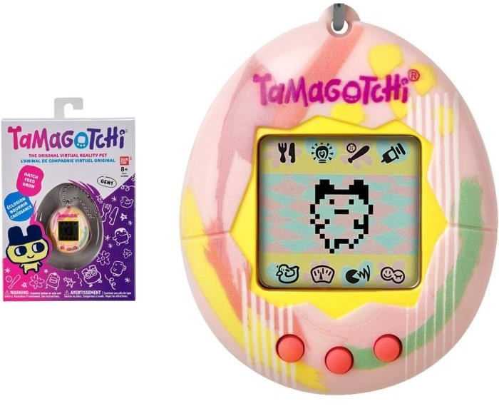 Bandai - Tamagotchi - Original Tamagotchi - Art Style - Virtual Electronic Pet with Screen, 3 Mygtukai and Games - 42883