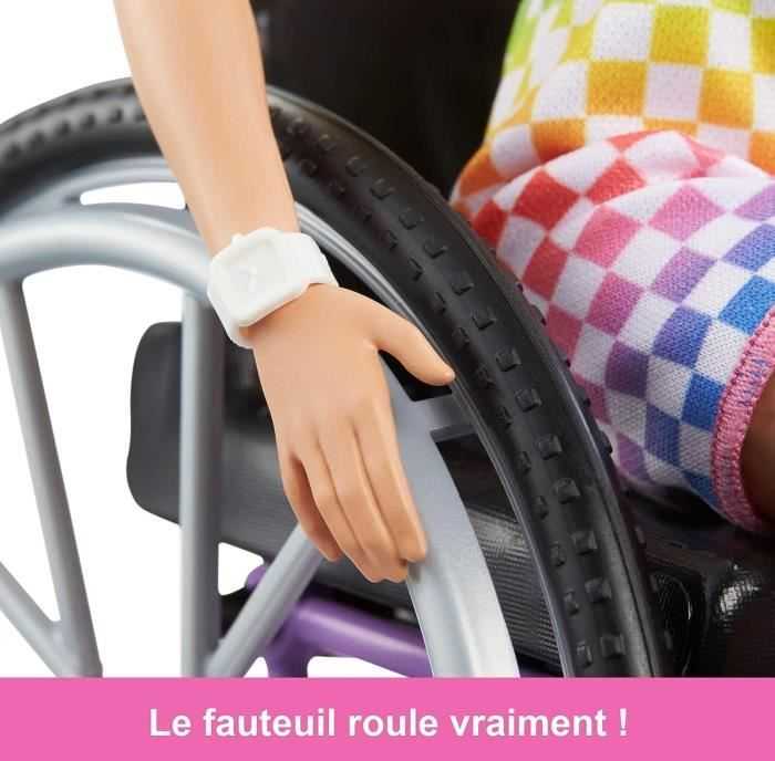 Barbie Mattel Barbė madistė neįgaliojo vežimėlyje šviesiais plaukais
