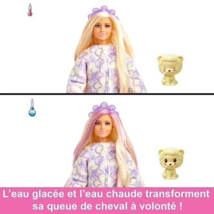 BARBIE „Cutie Reveal“ rinkinys, marškinėlių serija – liūtė