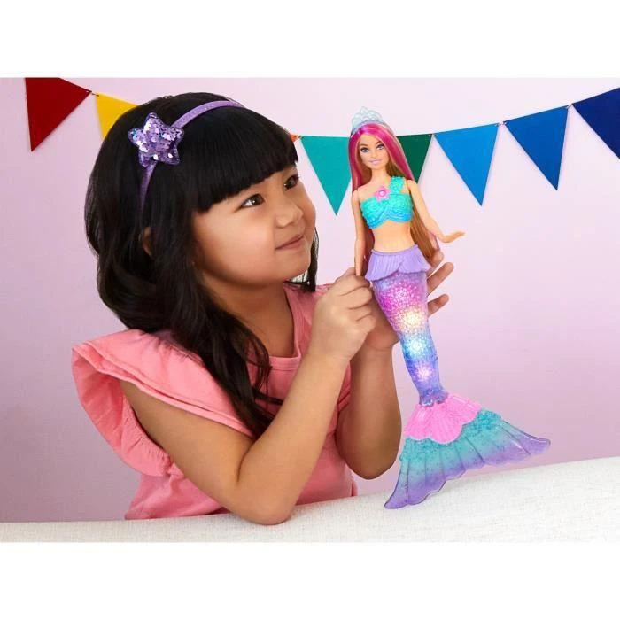 Šviečianti Barbė undinėlė Mattel Barbie Dreamtopia (HDJ36)
