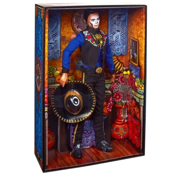 Mattel Barbie Barbie DIA DE MUERTOS 2022 Ken Collectible Doll (HBY10)