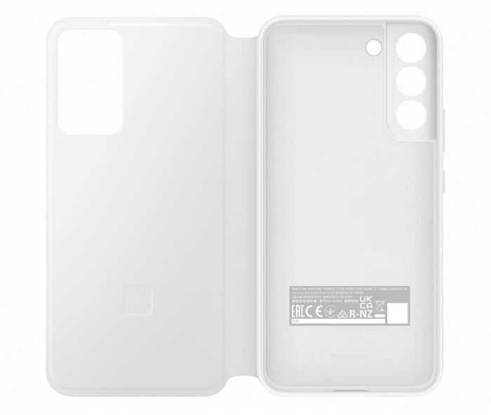 Dėklas Samsung EF-ZS906CWEGEE Smart Clear View dangtelis Galaxy S22+ baltas