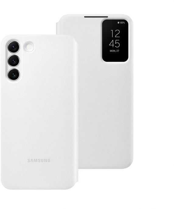 Dėklas Samsung EF-ZS906CWEGEE Smart Clear View dangtelis Galaxy S22+ baltas
