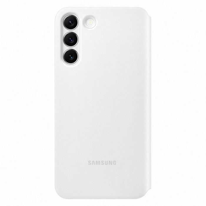 Dėklas Samsung EF-ZS906CWEGEE Smart Clear View dangtelis Galaxy S22+ baltas