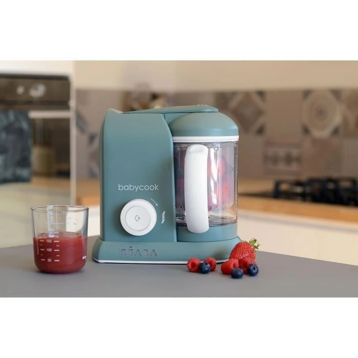 BEABA BABYCOOK Solo Trintuvas-garintuvas 4IN1, spalva: eucalyptus