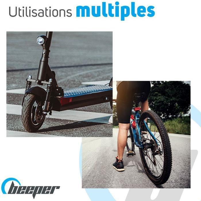 Dviračio užraktas Beeper Combination, 60 cm, juodas