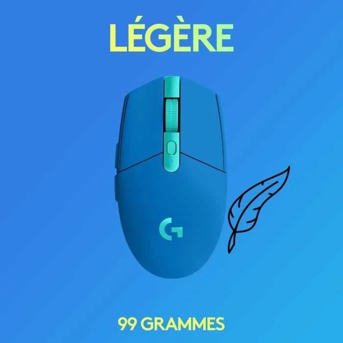 Belaidė pelė žaidimams Pelė Logitech G305 Lightspeed, mėlyna
