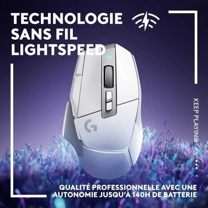 LOGITECH G502 X LIGHTSPEED Belaidė pelė žaidimams - Baltas/CORE - EWR2