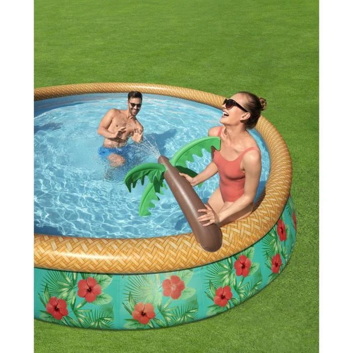 Pripučiamas Paradise Palms baseinas su vandens fontanu