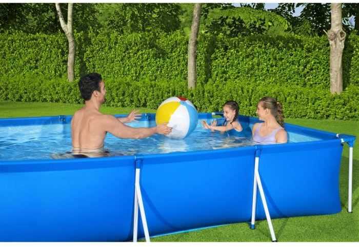 Bestway Steel Pro 56404 antžeminis baseinas Karkasinis baseinas Stačiakampis 3300 L Mėlyna
