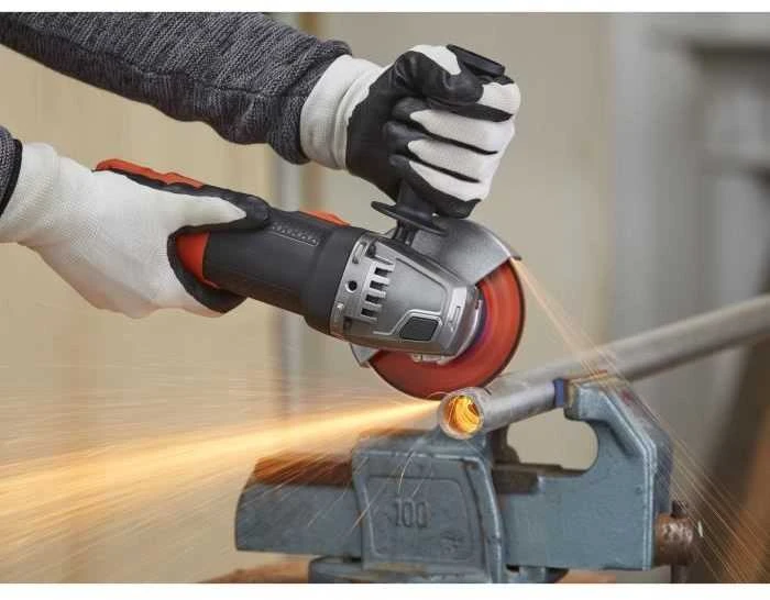 Black & Decker Juodas + DECKER KAMPINIS ŠLIUOTUVAS 125mm 900W BEG220K DĖKLAS