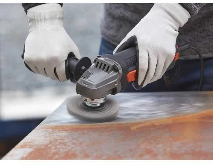 Black & Decker Juodas + DECKER KAMPINIS ŠLIUOTUVAS 125mm 900W BEG220K DĖKLAS