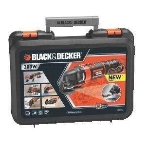 Black & Decker Juodas & Decker Daugiafunkcis elektrinis įrankis MT300KA + 11 priedų, Juodas & Decker