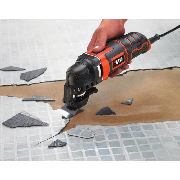 Black & Decker Juodas & Decker Daugiafunkcis elektrinis įrankis MT300KA + 11 priedų, Juodas & Decker