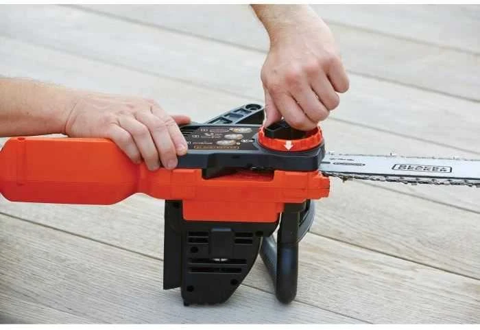 Black & Decker Juodas & Decker Akumuliatorinis grandininis pjūklas GKC3630L20 36V 2Ah 30 cm, Juodas & Decker