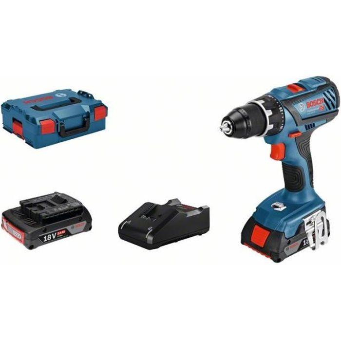 Bosch akumuliatorinis gręžtuvas-suktuvas GSR 18V-28, LC 2x2.0, 18V-20