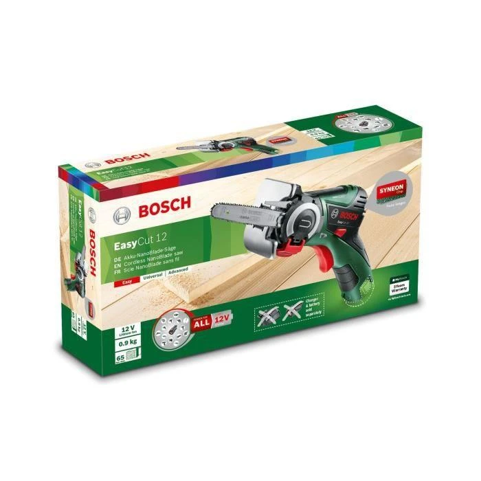 Akumuliatorinis pjūklas Bosch EasyCut 12, 06033C9001 be akumuliatoriaus ir kroviklio