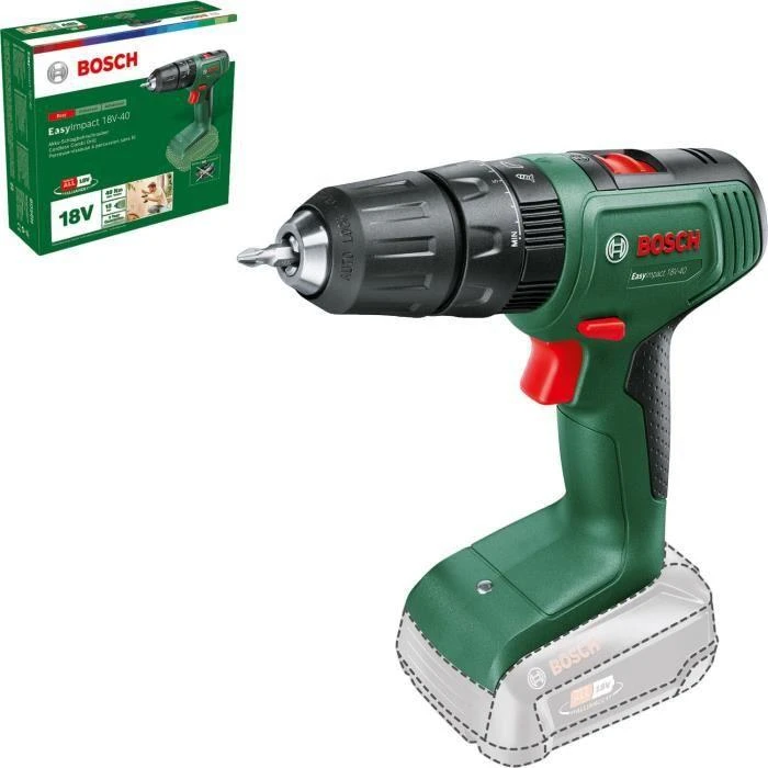 Bosch EasyImpact 18V-40solo Akum.smūginis gręžtuvas