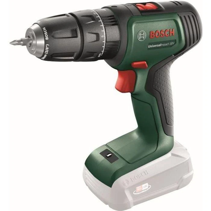 Bosch UniversalImpact18 be akumuliatoriaus ir kroviklio Akum.smūginis gręžtuvas