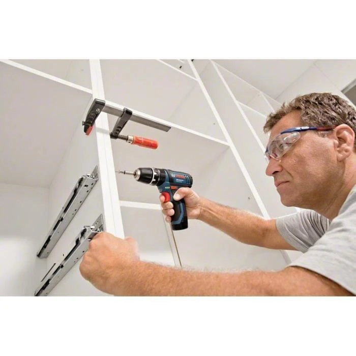 Bosch akumuliatorinis smūginis suktuvas - gręžtuvas GSB 12V-15 2x2.0Ah 06019B690H