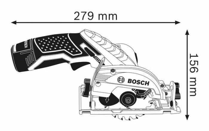 Bosch Akumuliatorinis siaurapjūklis GST 12V-70, 2x3,0Ah
