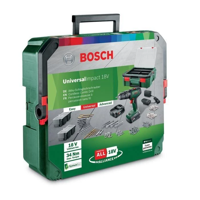 Bosch Gręžtuvas su priedais