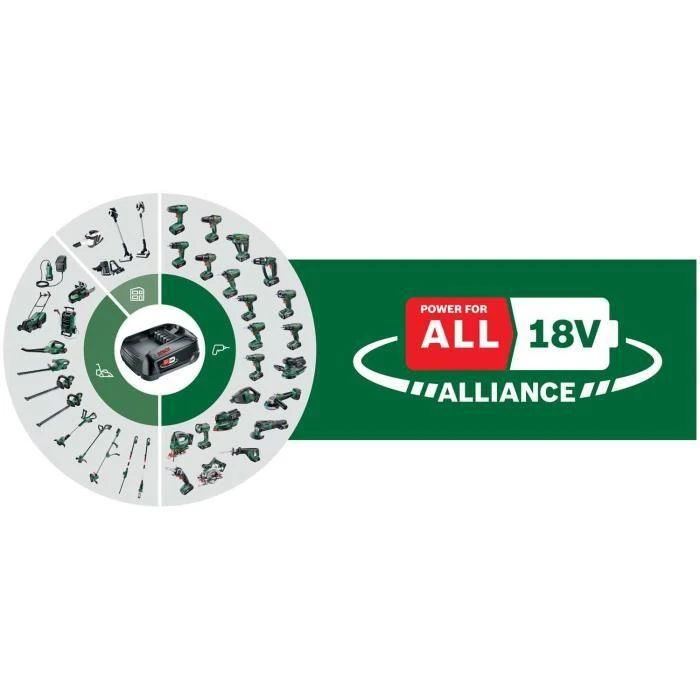 Akumuliatorinės gyvatvorių žirklės Bosch Universal HedgeCut 18-55 be akumuliatoriaus ir kroviklio